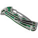 Couteau pliant CRKT NIRK TIGHE VERT 5241 manche acier inox 10,8cm