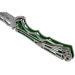 Couteau pliant CRKT NIRK TIGHE VERT 5241 manche acier inox 10,8cm