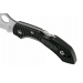 Couteau pliant Spyderco Dragonfly 2 C28FPWCBK2 Wharncliffe manche en nylon/fibre de verre noir 8,5cm