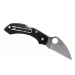 Couteau pliant Spyderco Dragonfly 2 C28FPWCBK2 Wharncliffe manche en nylon/fibre de verre noir 8,5cm