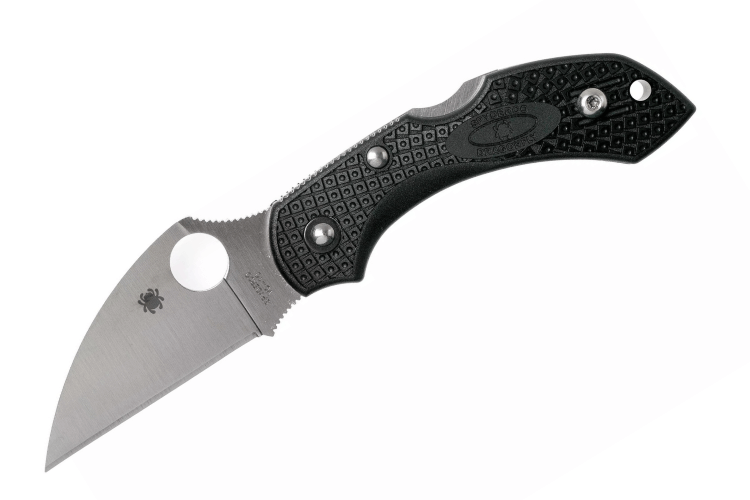 Couteau pliant Spyderco Dragonfly 2 C28FPWCBK2 Wharncliffe manche en nylon/fibre de verre noir 8,5cm