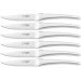 Coffret de 6 couteaux de table Laguiole en Aubrac Monobloc en inox brossé