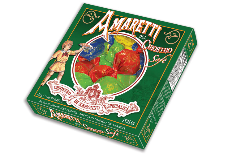 Amaretti moelleux Chiostro Di Saronno haut de gamme classiques - Bo&icirc;te de 145g