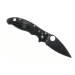 Couteau pliant Spyderco Manix 2 C101PBBK2 manche en nylon/fibre de verre noir 11,8cm