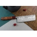 Couteau nakiri japonais artisanal Yoshimi Kato 16.5cm SG2 Damascus