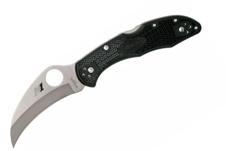 Couteau pliant Spyderco Tasman Salt 2 C106PBK2 manche nylon/fibre de verre noir 10,8cm