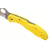 Couteau pliant Spyderco Tasman Salt 2 C106PYL2 manche nylon/fibre de verre jaune 10,8cm