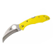 Couteau pliant Spyderco Tasman Salt 2 C106PYL2 manche nylon/fibre de verre jaune 10,8cm