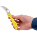 Couteau pliant Spyderco Tasman Salt 2 C106SYL2 dentelé manche nylon/fibre de verre jaune 10,8cm
