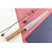 Couteau sujihiki japonais artisanal Wusaki Migaki G3 24cm