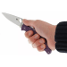 Couteau pliant Spyderco Endura 4 C10FPPR nylon/fibre de verre violet 12,6cm