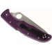 Couteau pliant Spyderco Endura 4 C10FPPR nylon/fibre de verre violet 12,6cm