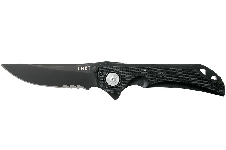 Couteau pliant CRKT SEISMIC NOIR 5401K manche G10 13,8cm