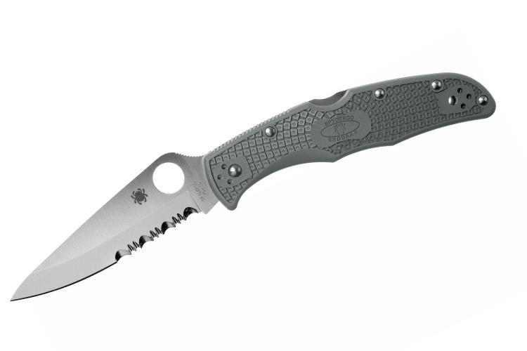 Couteau pliant Spyderco Endura 4 C10PSFG vert nylon/fibre de verre 12,6cm