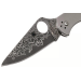 Couteau pliant Spyderco Endura 4 Titanium Damas C10TIPD manche en titane 12,5cm + étui