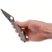 Couteau pliant Spyderco Endura 4 Titanium Damas C10TIPD manche en titane 12,5cm + étui