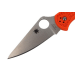 Couteau pliant Spyderco Delica 4 C11FPOR manche en nylon/fibre de verre orange 10,8cm