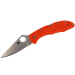 Couteau pliant Spyderco Delica 4 C11FPOR manche en nylon/fibre de verre orange 10,8cm