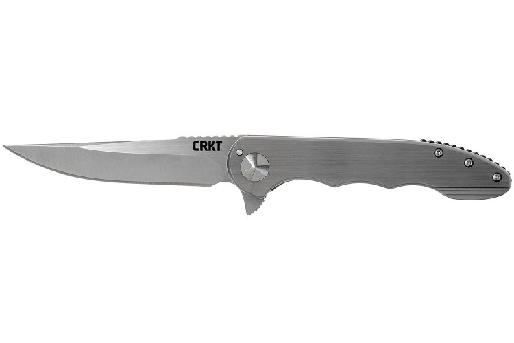 Couteau pliant CRKT UP & AT 'EM 7076 manche acier inox 11,9cm