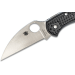 Couteau pliant Spyderco Delica 4 C11FPWCBK Wharncliffe manche nylon/fibre de verre noir 10,8cm