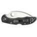 Couteau pliant Spyderco Delica 4 C11FPWCBK Wharncliffe manche nylon/fibre de verre noir 10,8cm
