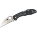 Couteau pliant Spyderco Delica 4 C11FPWCBK Wharncliffe manche nylon/fibre de verre noir 10,8cm