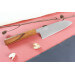 Couteau santoku japonais artisanal Wusaki Migaki G3 16,5cm