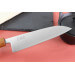 Couteau santoku japonais artisanal Wusaki Migaki G3 16,5cm