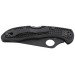 Couteau pliant Spyderco Delica 4 C11PSBBK semi denté manche nylon/fibre de verre noir 10,8cm