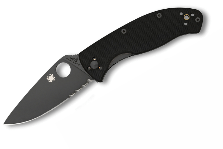 Couteau pliant Spyderco Tenacious C122GBBKPS manche G10 noir 11,3cm