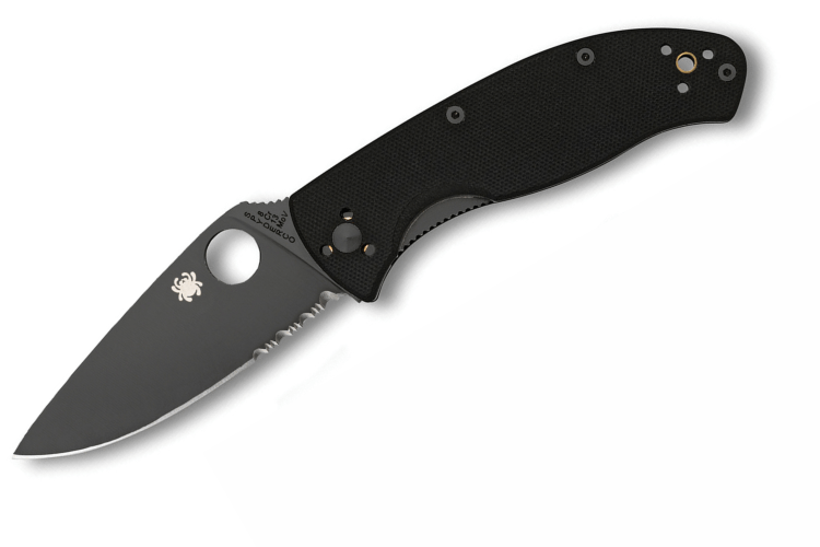 Couteau pliant Spyderco Tenacious C122GBBKPS manche G10 noir 11,3cm