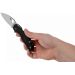Couteau pliant Spyderco Sage 5 C123PBK manche en nylon/fibre de verre noir 10,6cm
