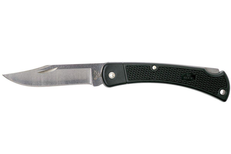 Couteau pliant BUCK HUNTER LT 0110BKSLT-B manche nylon 12,4cm + &eacute;tui
