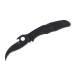 Couteau pliant Spyderco Matriarch 2 Wave C12SBBK2W lame noire manche en nylon/fibre de verre 12,6cm