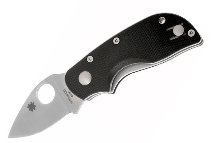 Couteau pliant Spyderco Chicago C130GP manche en G10 noir 7,9cm