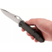 Couteau pliant Spyderco Bradley 2 Folder  manche fibre de carbone/G10 noir 12,6cm