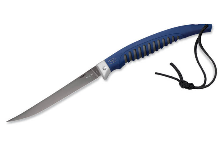 Couteau Pliant Buck SILVER CREEK n°220 Bleu manche 18,5cm