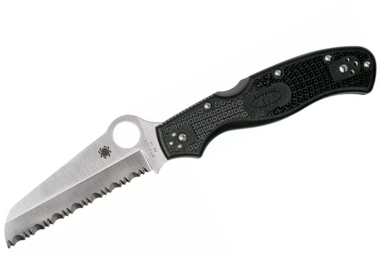Couteau pliant Spyderco Rescue 3 C14SBK3 manche en nylon/fibre de verre 12cm