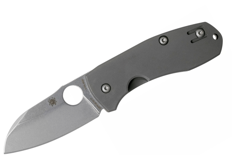 Couteau pliant Spyderco Techno 2 C158TIP2 manche en titane 8,8cm