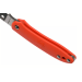 Couteau pliant Spyderco Roadie C189POR manche en nylon/fibre de verre orange 7,6cm