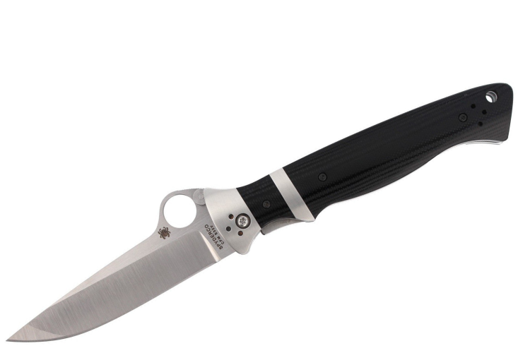 Couteau pliant Spyderco Vallotton Sub-Hilt C149GP manche en G10 12,7cm