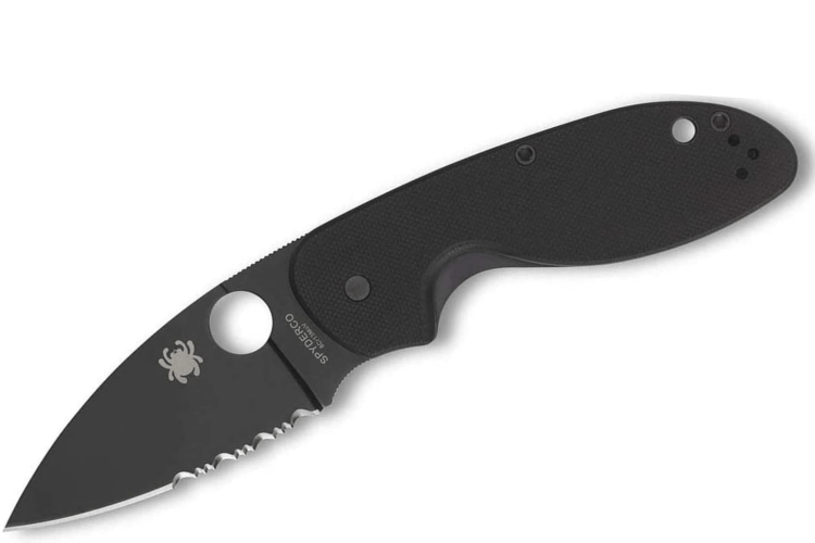 Couteau pliant Spyderco Efficient C216GPSBBK manche en G10 noir 10,4cm