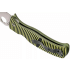 Couteau pliant Spyderco Caribbean Leaf manche en G10 noir à rayure jaune 12,3cm