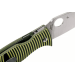 Couteau pliant Spyderco Caribbean Leaf manche en G10 noir à rayure jaune 12,3cm