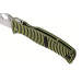 Couteau pliant Spyderco Caribbean Leaf manche en G10 noir à rayure jaune 12,3cm