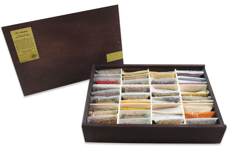 Coffret 36 &eacute;pices Le Monde en Tube Collection - sachets zipp&eacute;s + livret de recettes