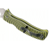 Couteau pliant Spdyerco Caribbean Sheepfoot C217GPSF manche en G10 à rayures noir et jaune 12,3cm