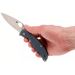 Couteau pliant Spyderco Polestar C220GPGY manche en G10 gris 11,5cm