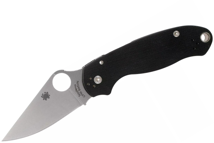 Couteau pliant Spyderco Para 3 C223GP manche en G10 noir 10,9cm