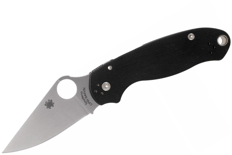 Couteau pliant Spyderco Para 3 C223GP manche en G10 noir 10,9cm